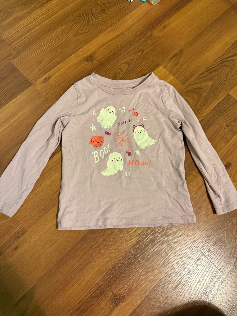 Joe Fresh Lavender Long-Sleeve Ghost Graphic Tee